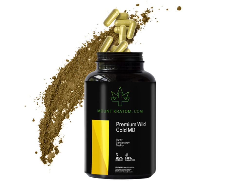 Premium Gold MD Kratom Capsules - Image 2