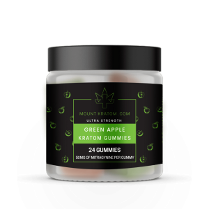 Green Apple Kratom Gummies, 50mg
