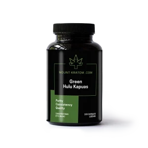 Green Hulu Kapuas Kratom Capsules