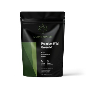 Premium Wild Green MD Kratom Powder